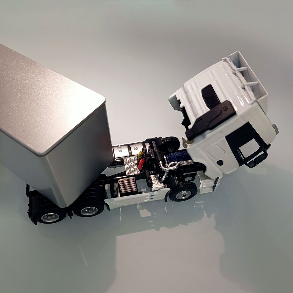 MJ 1:64 Sany Tracteur Camion Yingjie Édition Conteneur Moulé Sous Pression En Alliage Modèle De Voiture Collection Cadeaux Édition Limitée