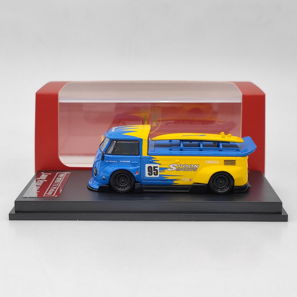 LF 1:64 VW RWB T1 Pickup Diecast Toys Car Models Miniature Vehicle Hobby Collectible Gifts