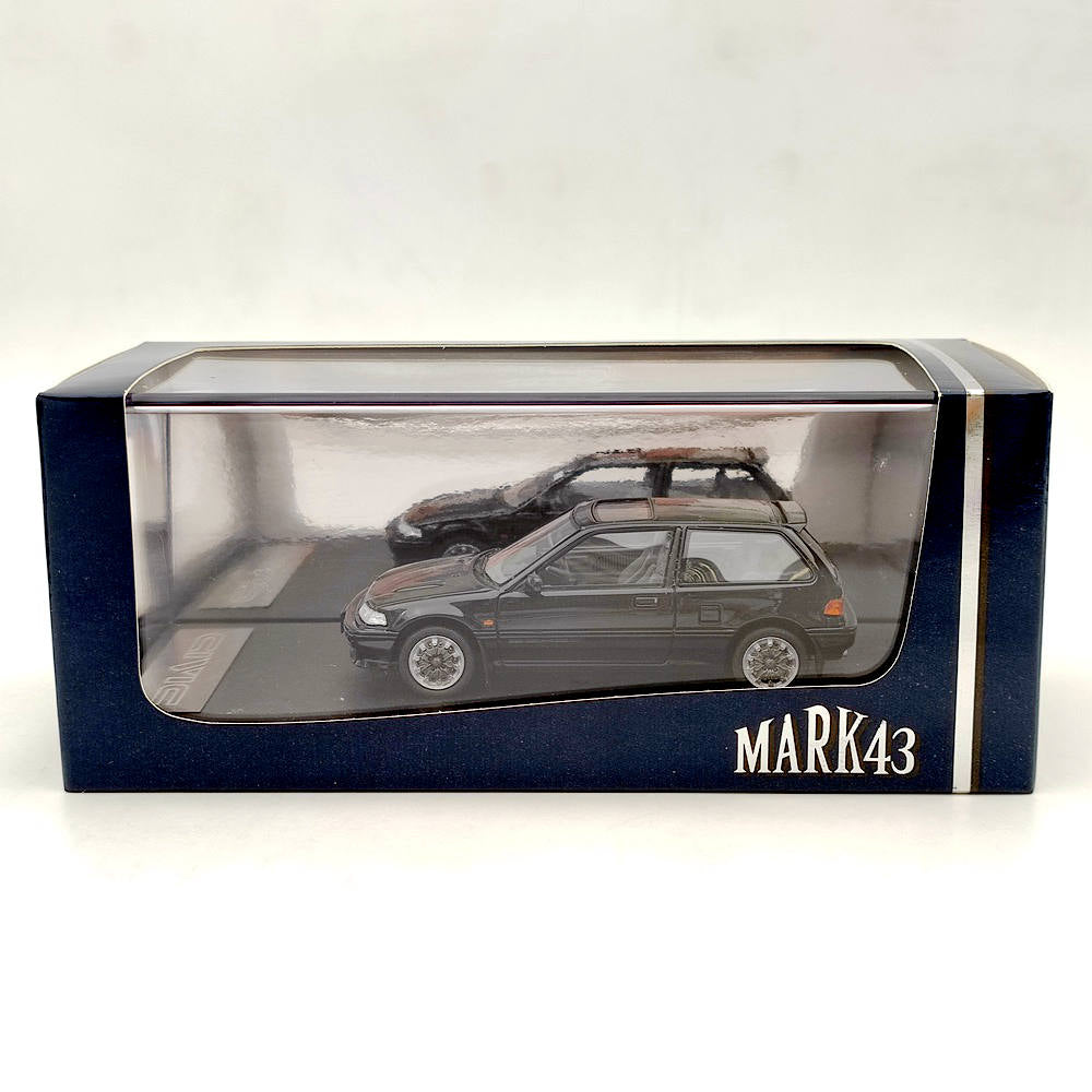 Modèle réduit de voiture Mark43 1/43 Honda CIVIC Si EF3 avec roue MUGEN CF-48 noire PM4358SBK