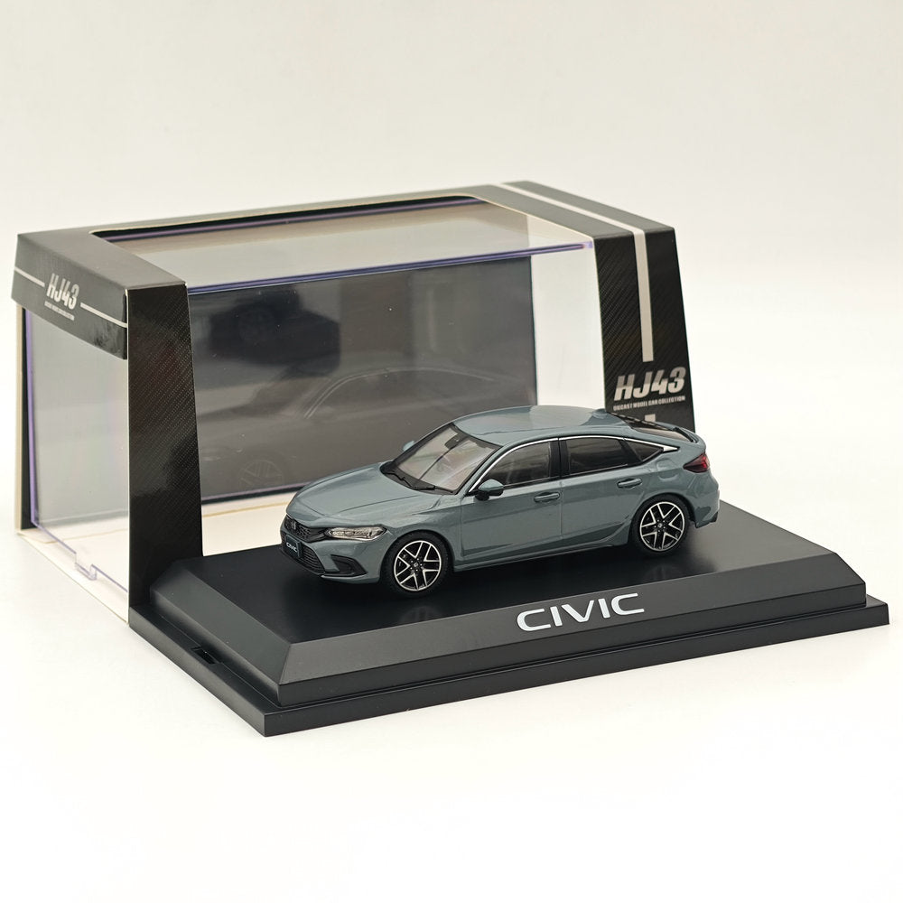 Hobby Japan 1/43 Civic (FL1) LX Sonic Gray Pearl Modèle réduit de voiture moulé sous pression