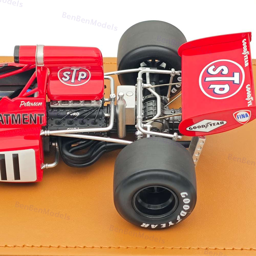 Tecno 1/18 March 721X 1972 Belgium GP Driver Ronnie Peterson #11 TM18-288A