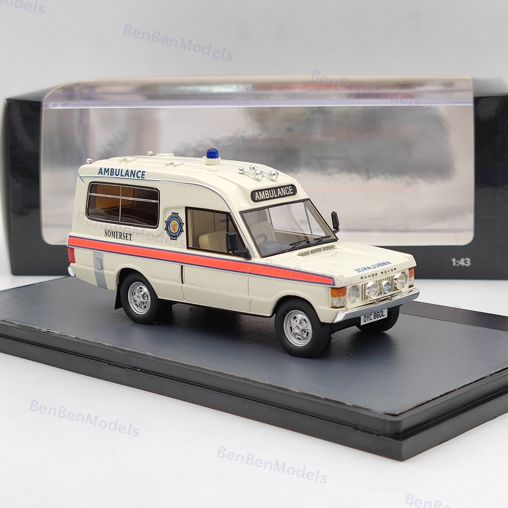 1/43 MATRIX-MODELS Herbert Lomas Range Rover Somerset Ambulance Service Beige
