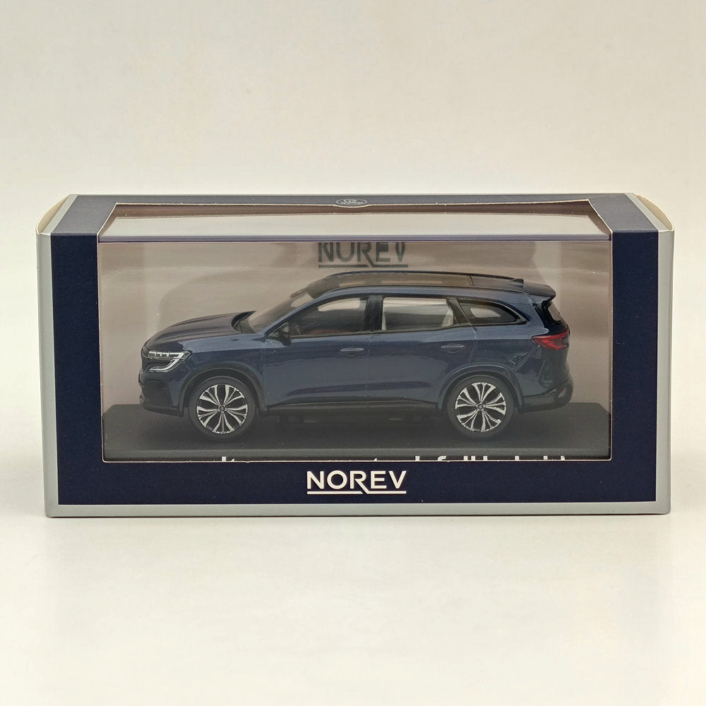 Modèle réduit de voiture moulé sous pression Renault Espace E-tech Full Hybrid 1/43 Norev, collection bleue