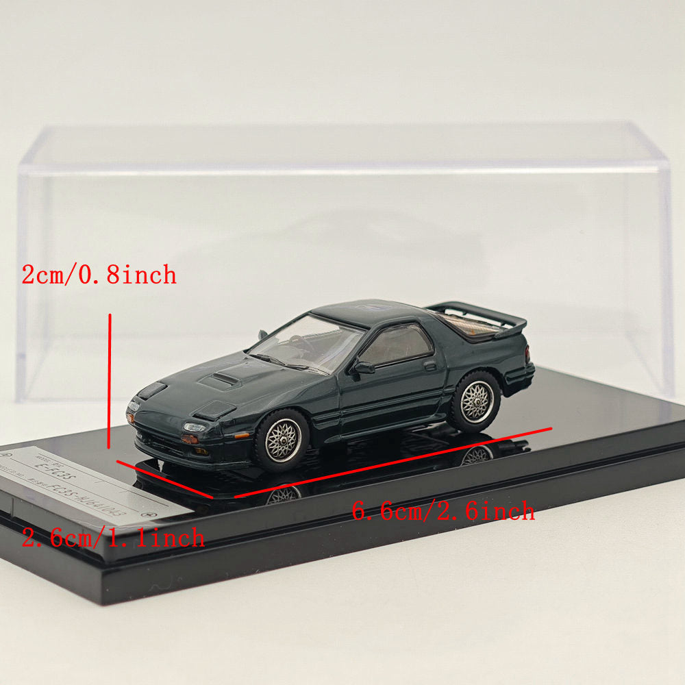 Hobby Japan 1:64 Mazda RX-7 (FC3S) Winning Limited Shade Green HJ641043WGR Modèles moulés sous pression Collection de voitures