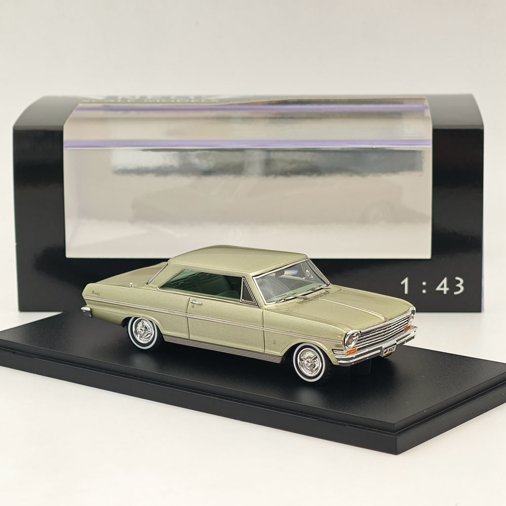NEO 1/43 1963 Chevrolet Nova SS Green Resin Models Car Colllection In Stock - US