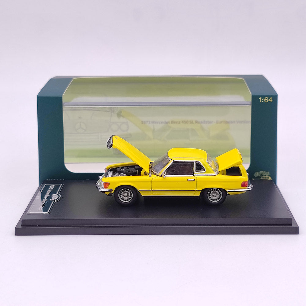 GFCC 1:64 Mercedes-Benz 450 SL Roadster Version européenne/américaine 1973 Jouets moulés sous pression Modèles de voitures Collection limitée Cadeaux
