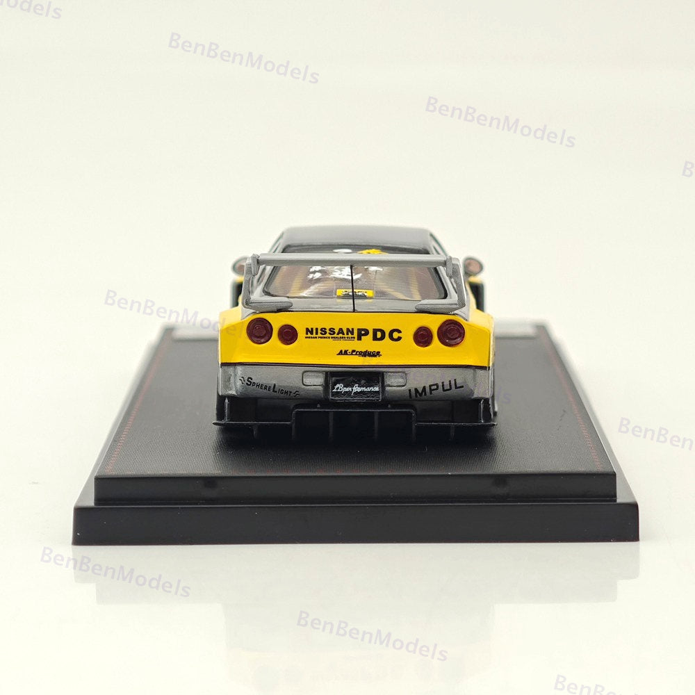 1:64 SW LBWK ER34 #23 Flash Raw Special Version Diecast Model Car Limited