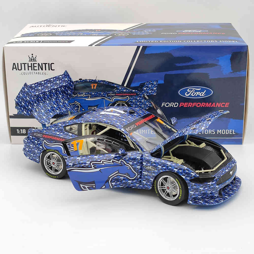 1/18 Authentique Ford Performance #17 Ford Mustang GT Supercar 2018 S.MCLAUGHLIN'S #ACD18F19L Modèles moulés sous pression Collection limitée