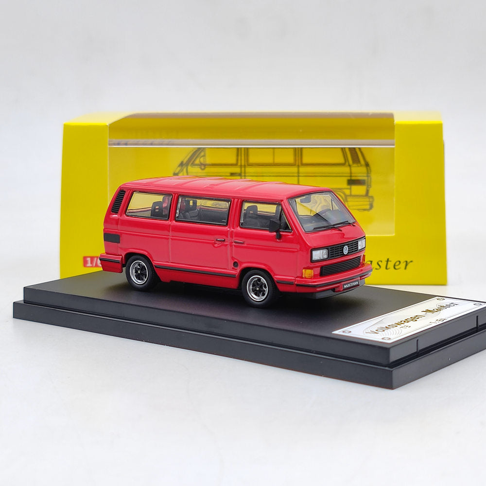 Master 1:64 Porsche B32 Joint name VW T3 Multivan 1985 Van Diecast Toys Car Models Miniature Vehicle Hobby Exquisite Gifts