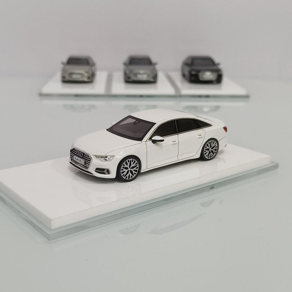 JG 1/64 Audi A6 C8 Miniature Resin Toys Car Models Hobby Collection Gifts