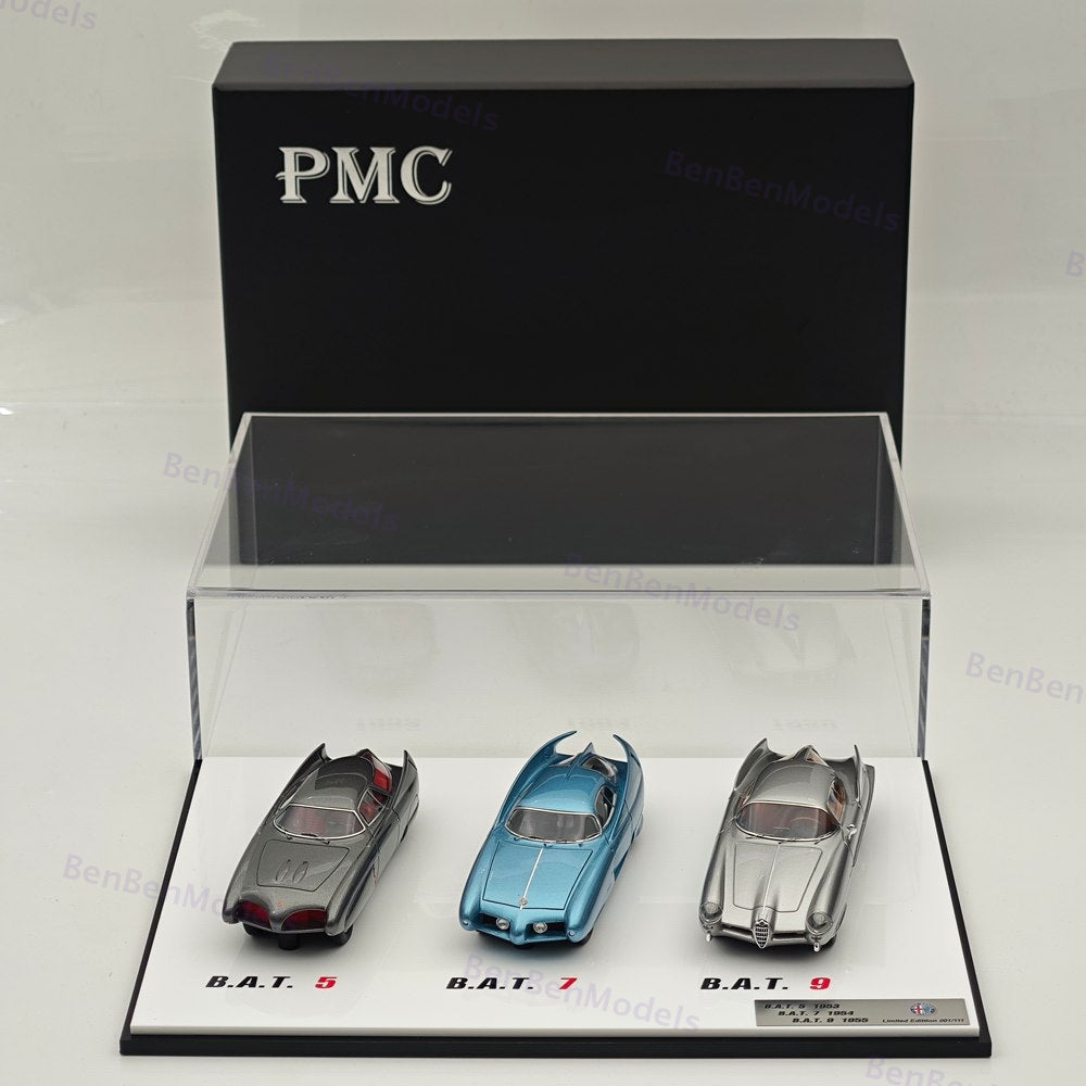 1:43 PMC Alfa Romeo BAT 5 .7 .9 1953 1954 1955 Concept Car Model 3-Car Package