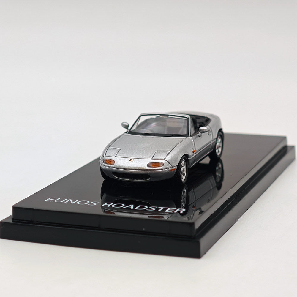1/64 Hobby JAPAN Mazda EUNOS ROADSTER NA6CE WITH TONNEAU COVER Silver HJ642025AS Diecast Models Car Limited Collection Auto Toys Gift