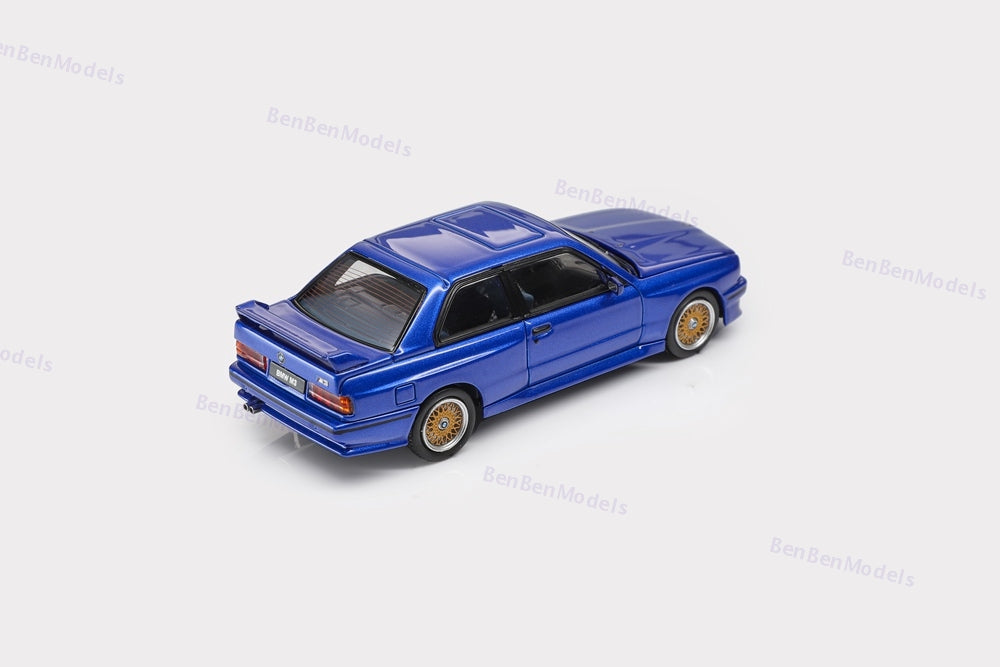Mortal 1:64 BMW E30 M3 Sport Evolution Alloy Openable Hood Diecast Toys Car Models Hobby Collection Gifts