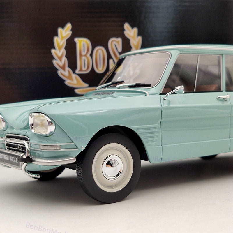 BOS 1/18 Citroen Ami 6 Break 1967 BOS390 Blue Limited Edition Collection Models