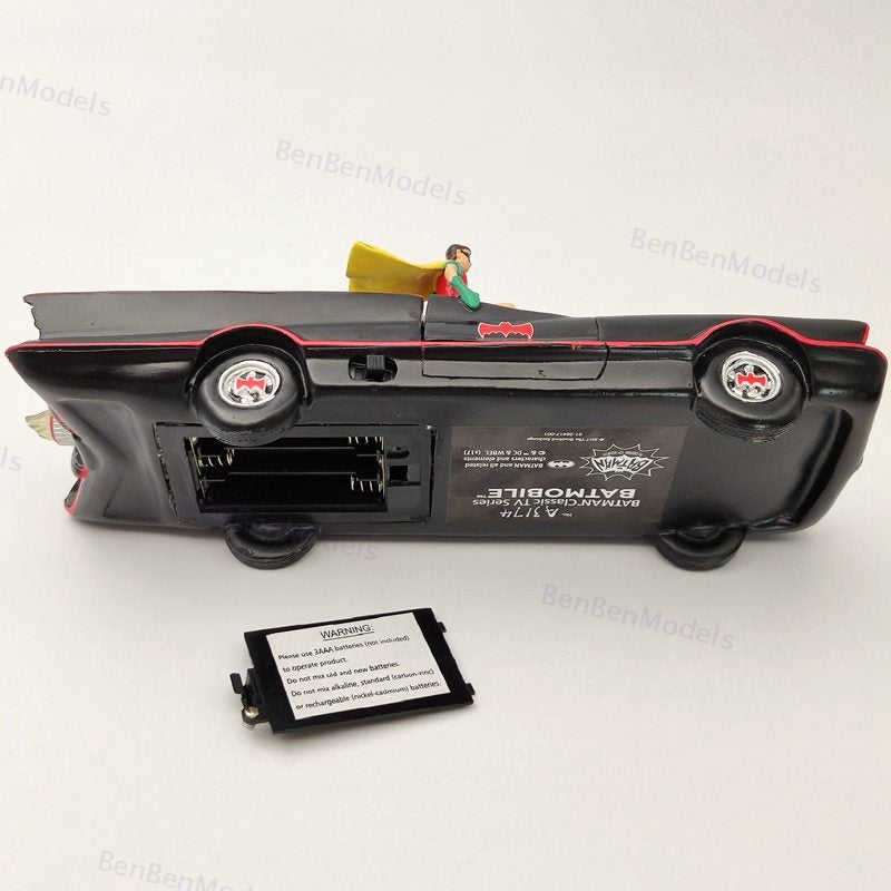 BATMAN TV Series BATMOBILE Sculpture With Lights And Music By Bradford Exchange
