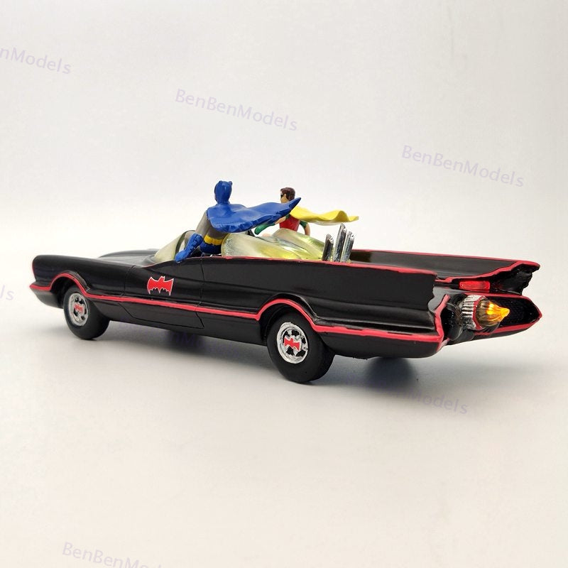 BATMAN TV Series BATMOBILE Sculpture With Lights And Music By Bradford Exchange