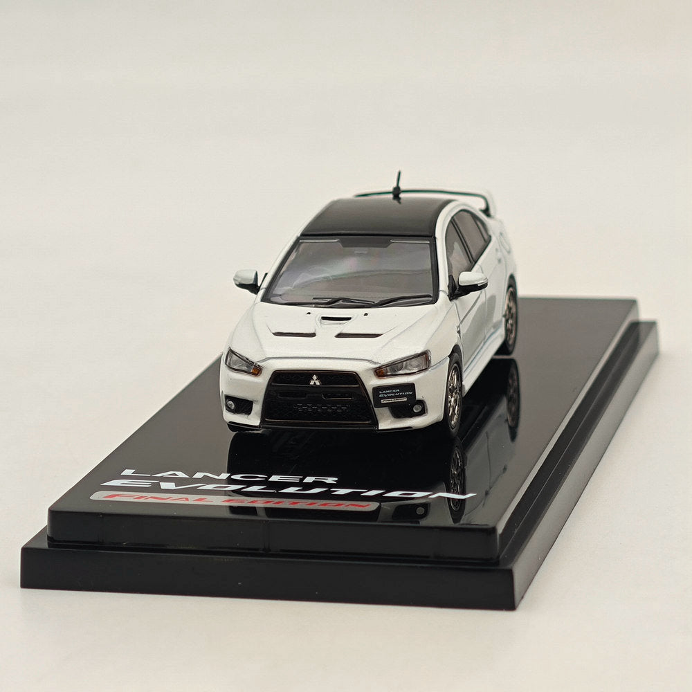 Hobby Japan 1/64 Mitsubishi Lancer Evolution X Final Edition White HJ642053CWP In Stock - US