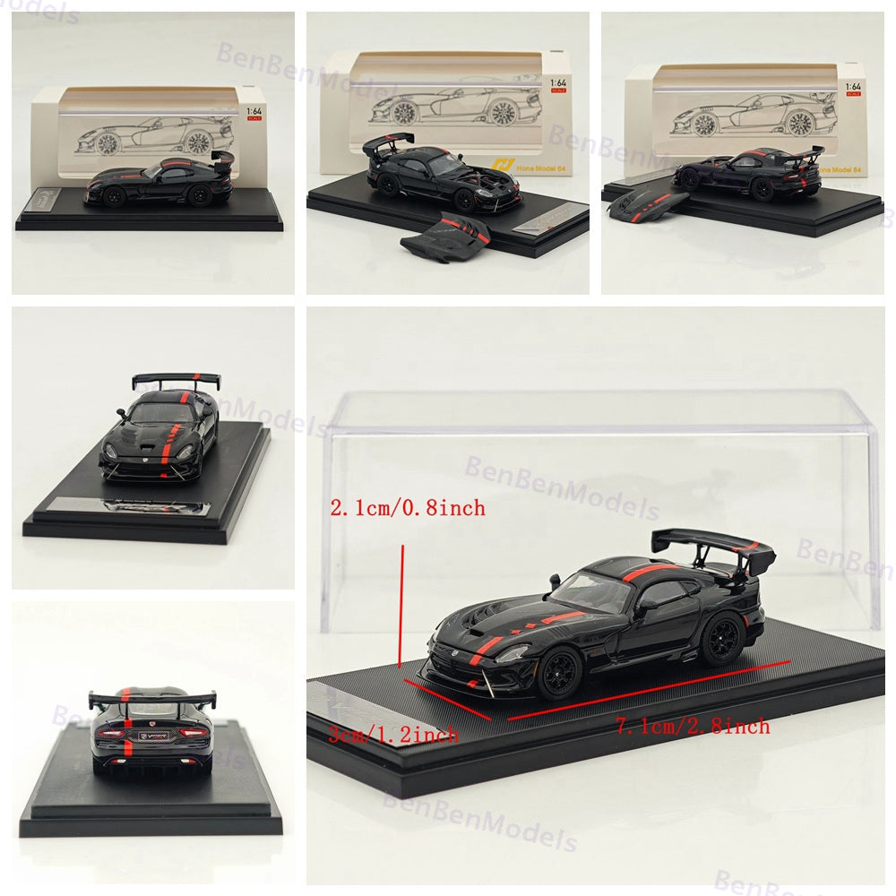 Hone Model 1:64 Dodge Viper ACR Racing Sports Diecast Model Car Collection