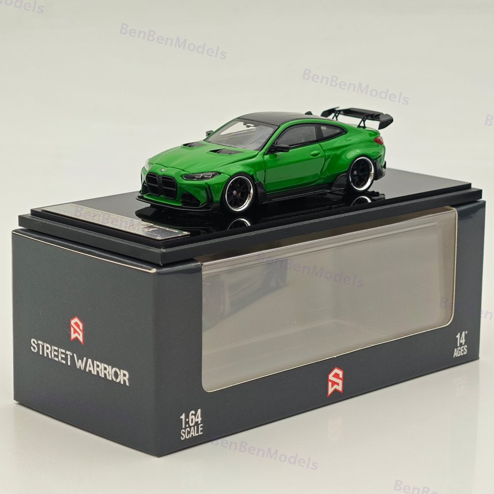 1:64 SW BMW M4 G82 Green Sports Diecast Models Car Limited Collection Gift