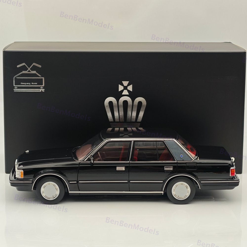 1/18 Toyota Crown Seventh Generation MS122 Black /Red Interior Diecast Model Car