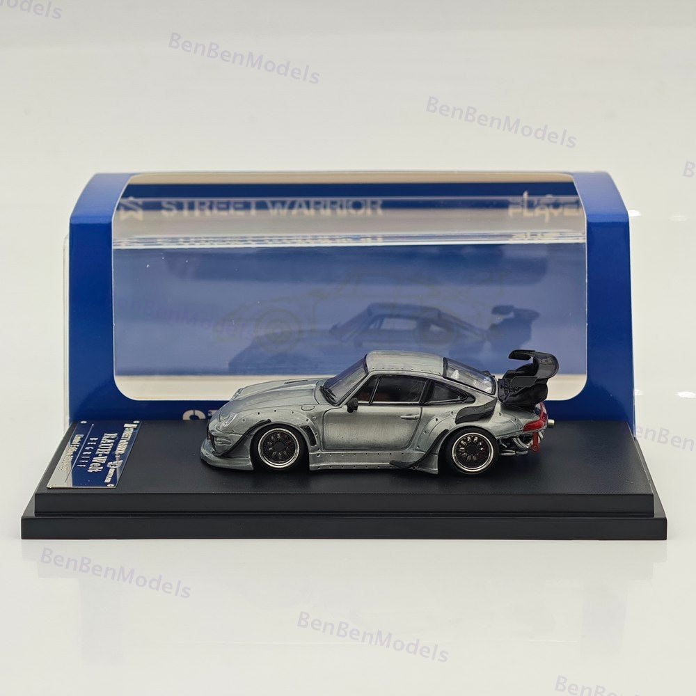 1/64 SW Porsche RWB 993 Wide Body Modification Diecast Model Car Varnish version