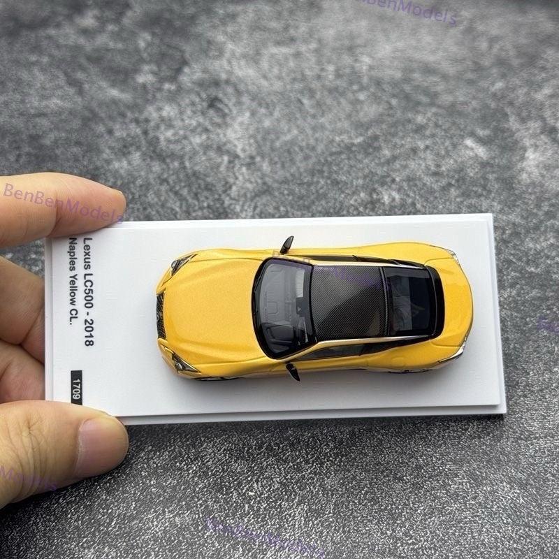 AR BOX 1:64 Lexus LC500 2018 Diecast Collectible Toys Car Model Gifts Miniature