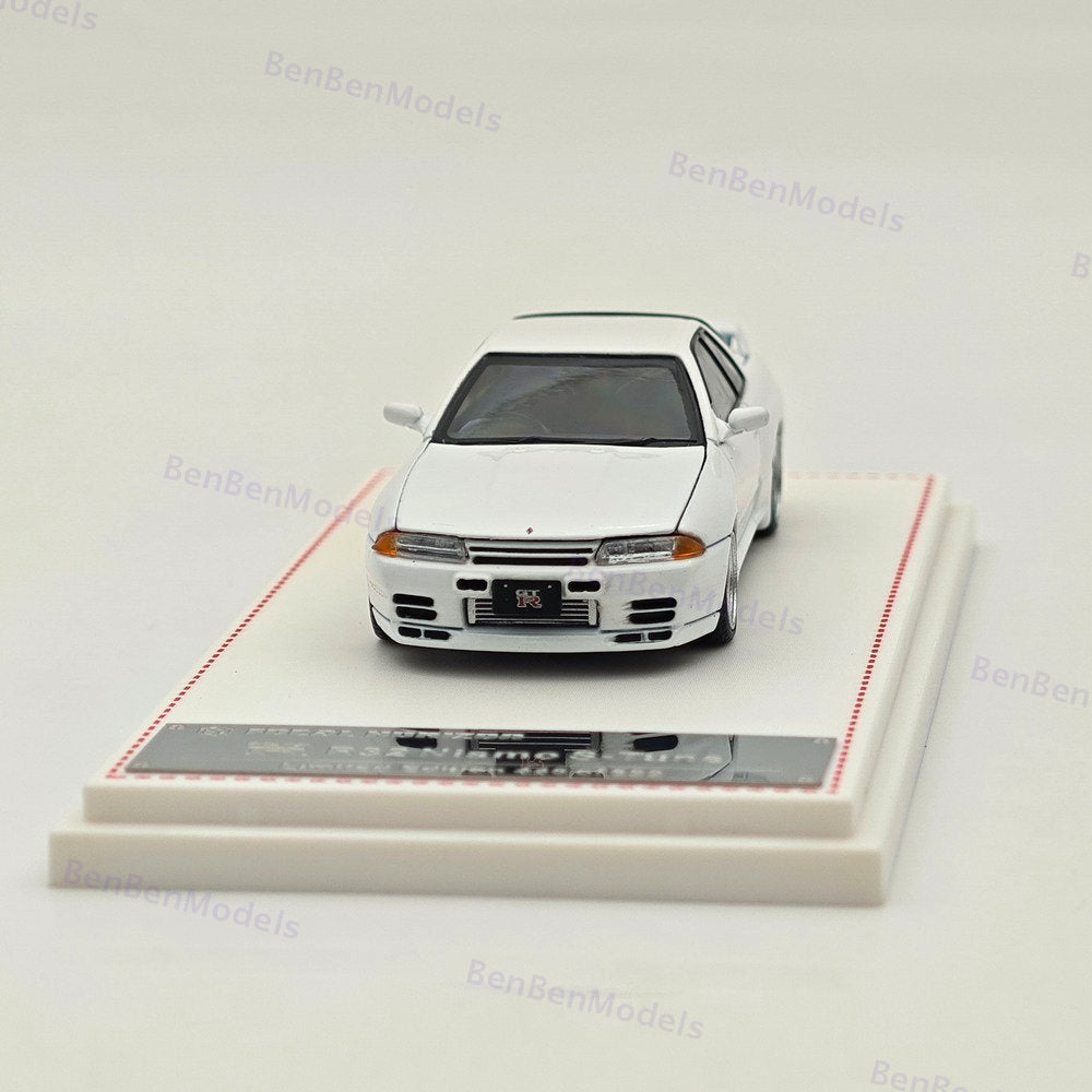 FH 1:64 Nissan Skyline GTR R32 Nismo S-Tune Sports Model White Diecast Metal Car