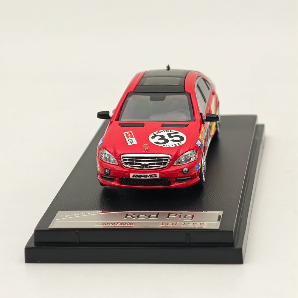 1/64 SW S-Class S65 W221 Red Pig #35 Diecast Model Car Limited