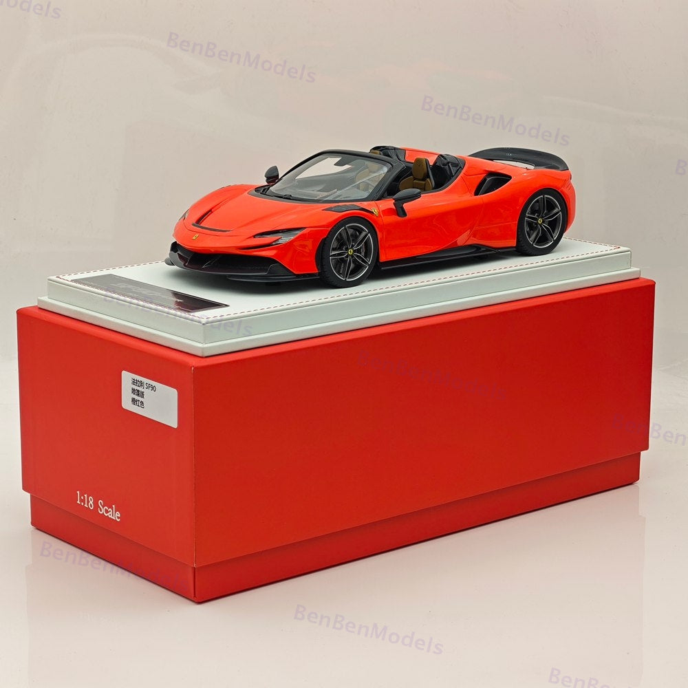 CE 1/18 Ferrari SF90 Spider Supercar Car Resin Diecast Model Limited Collection