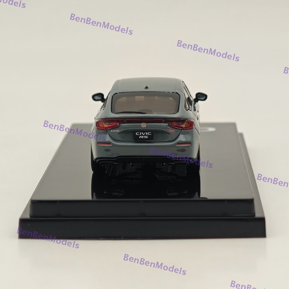 1/64 CIVIC RS Customized Version Sonic Gray Pearl HJ642046BGY Hobby Japan