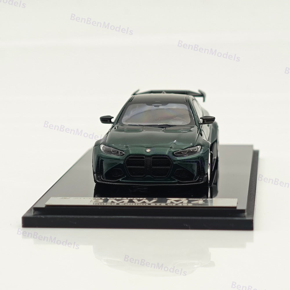 1:64 SW BMW M4 G82 Sports Model Diecast Toys Car Models Collection Limited 499