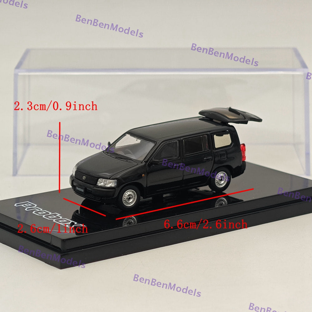 1/64 Hobby Japan Toyota PROBOX GL Black HJ644062BK Diecast Models Car Collection