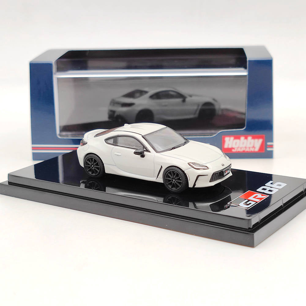 Hobby Japan 1:64 TOYOTA GR86 RZ 3BA-ZN8 White HJ641048AW Diecast Toys Car Models Collection Gifts In Stock - US