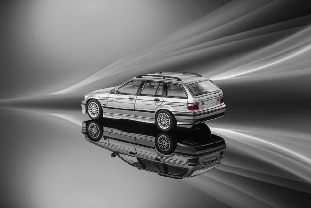 Mortal 1:64 BMW E36 ALPINA B8 Diecast Toys Modèles de voitures Hobby Collection Cadeaux Édition limitée