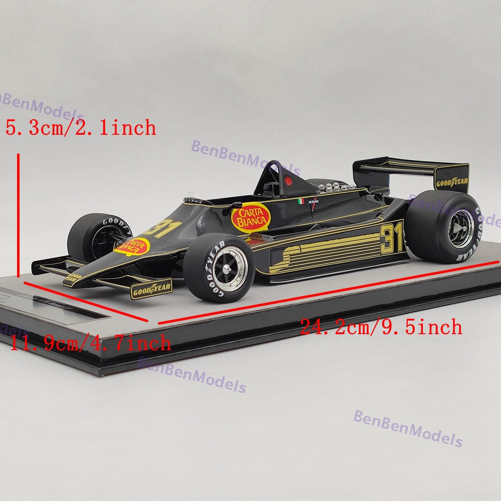 1/18 Tecnomodel Mythos Series 79 1979 Brasil GP #31 Hector Rebaque Resin