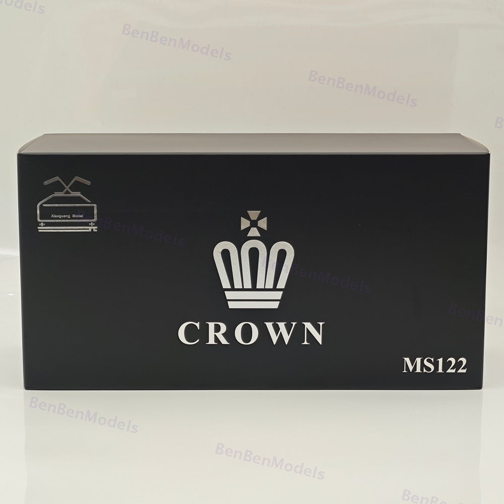 1/18 Toyota Crown Seventh Generation MS122 White Beige Diecast Model Car