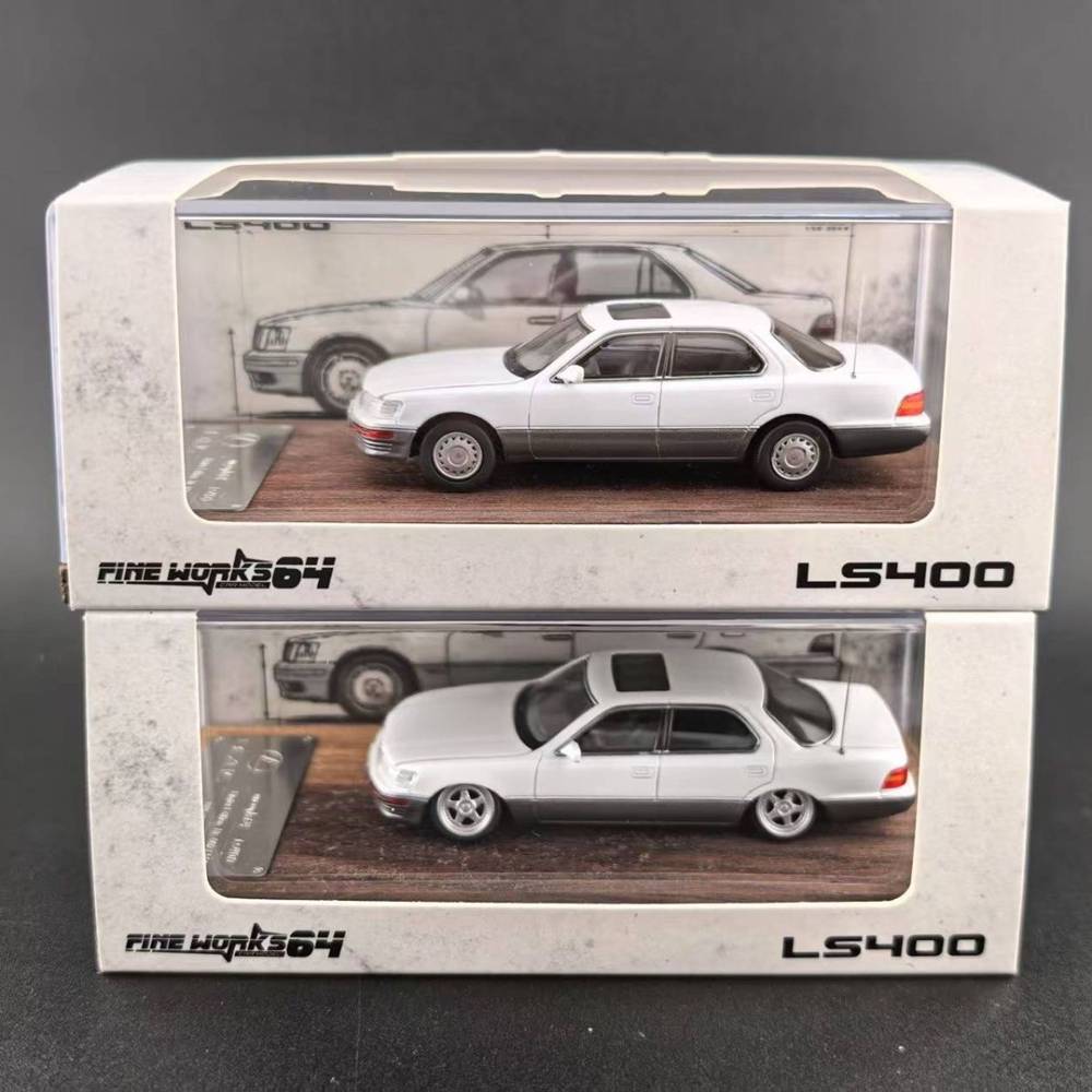 Fine Works 1:64 Lexus LS400 XF10 UCF10 Miniature Diecast Toys Car Models Collection Gifts