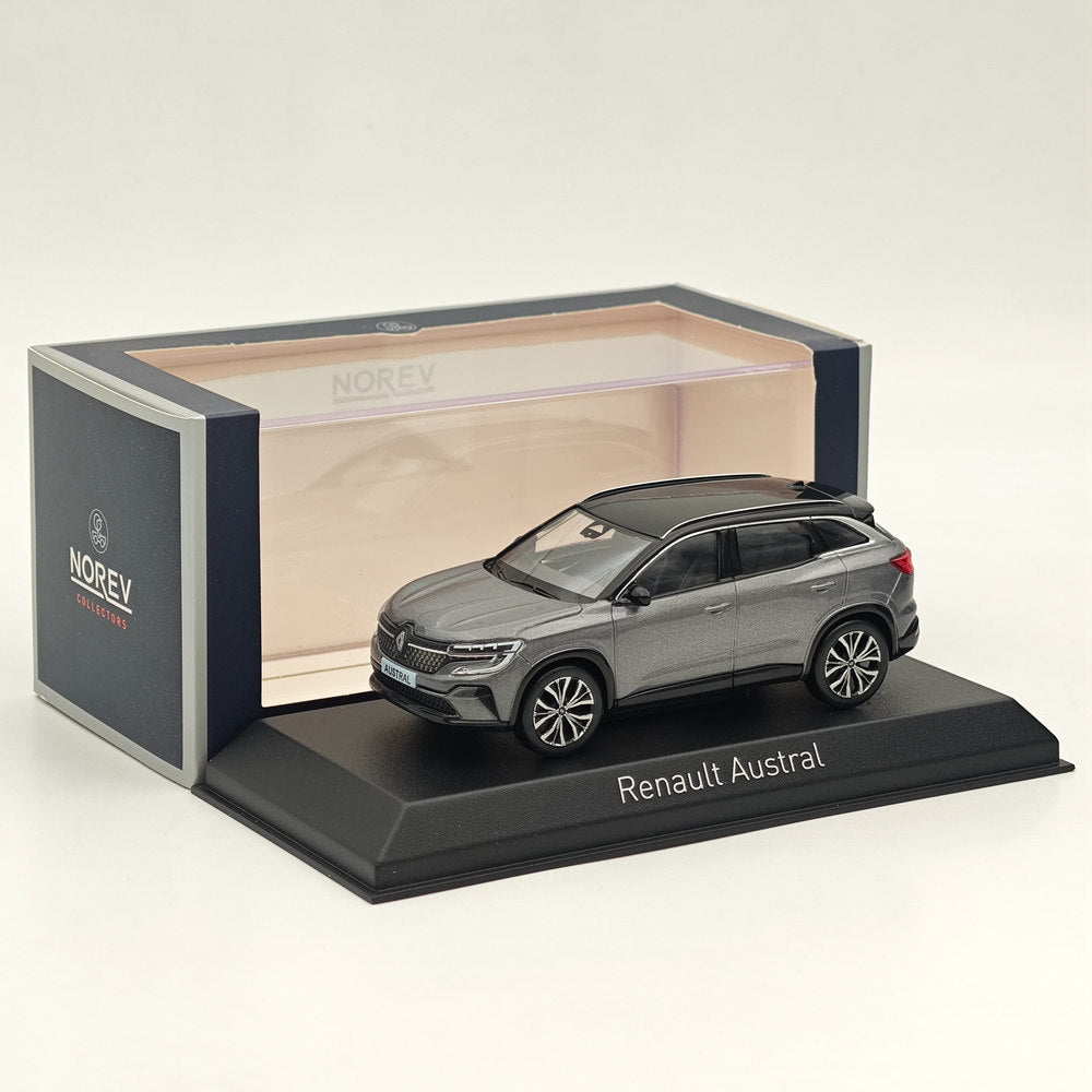 Modèle réduit de voiture moulée sous pression Norev Renault Austral 2022 grise, collection limitée, 1/43