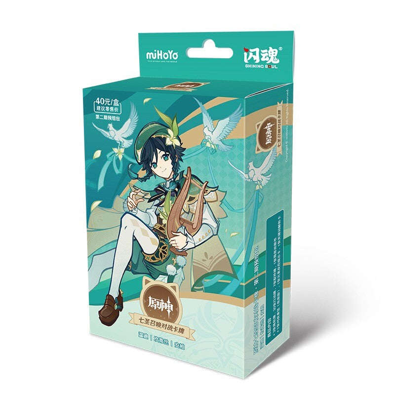 SHININGSOUL GENSHIN IMPACT Official TCG Booster Box Anime Game Card