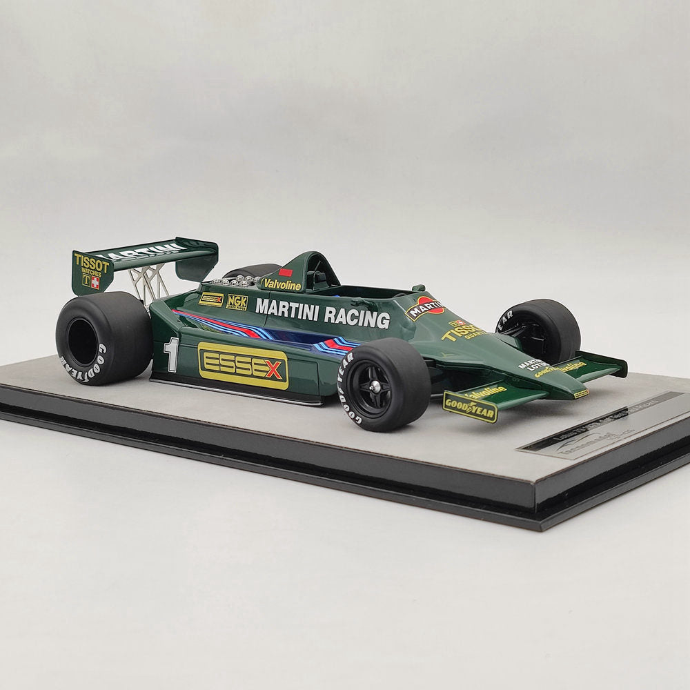 1/18 Tecno Mythos Series Lotus 79 1979 1st Test Paul Ricard TM18-287D Resin Car