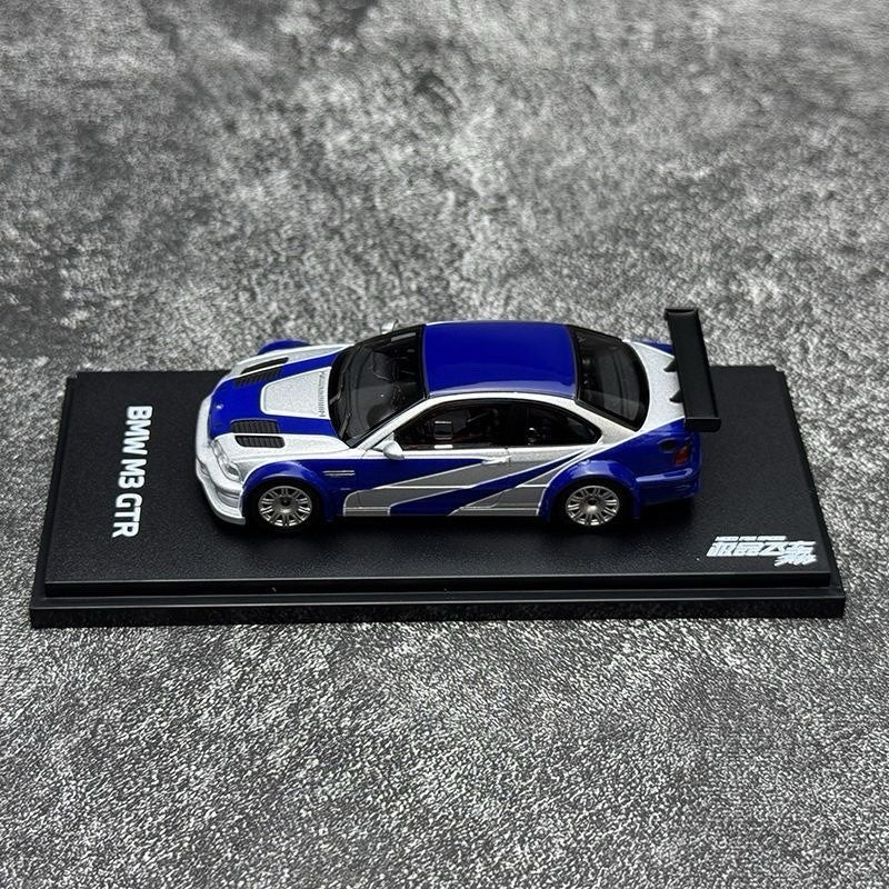 ARbox 1:64 E46 M3 GTR NFS Fast & Furious Collectors Edition Alloy Diecast Car Model Gifts