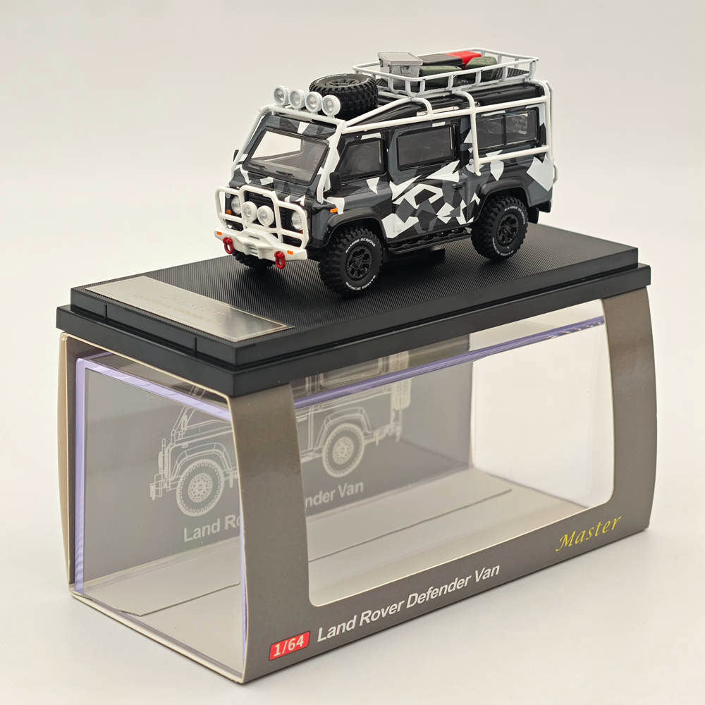 Master 1:64 Land Rover Defender Van Diecast Jouets Modèles de Voitures Miniatures Hobby Cadeaux à Collectionner Moon Eye