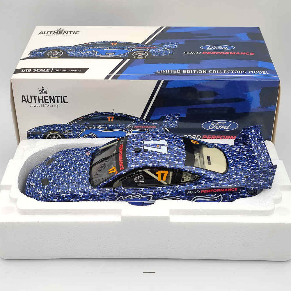 1/18 Authentic Performance #17 Mustang GT Supercar 2018 S.MCLAUGHLIN'S #ACD18F19L Diecast Models Car Limited Collection