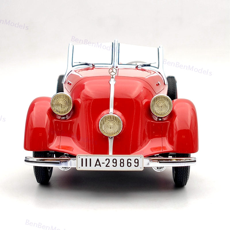 1:18 CMF Mercedes Benz 150 W30 Sport Roadster 1935 Red CMF18120 Resin Models