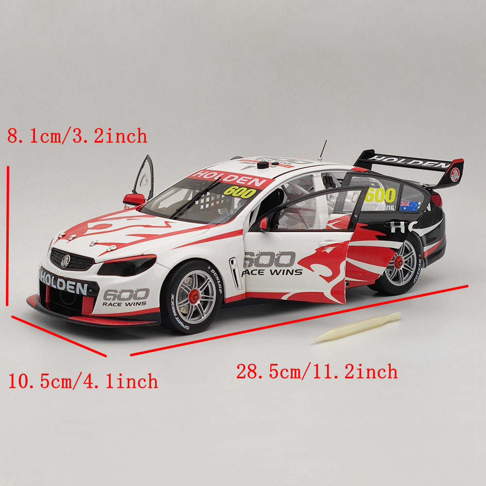 1/18 Authentique HOLDEN VF COMMODORE 600 RACE WINS CONÇU PAR PETER HUGHES Jouets Voiture Cadeau