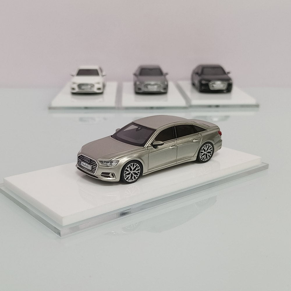 JG 1/64 Audi A6 C8 Miniature Resin Toys Car Models Hobby Collection Gifts