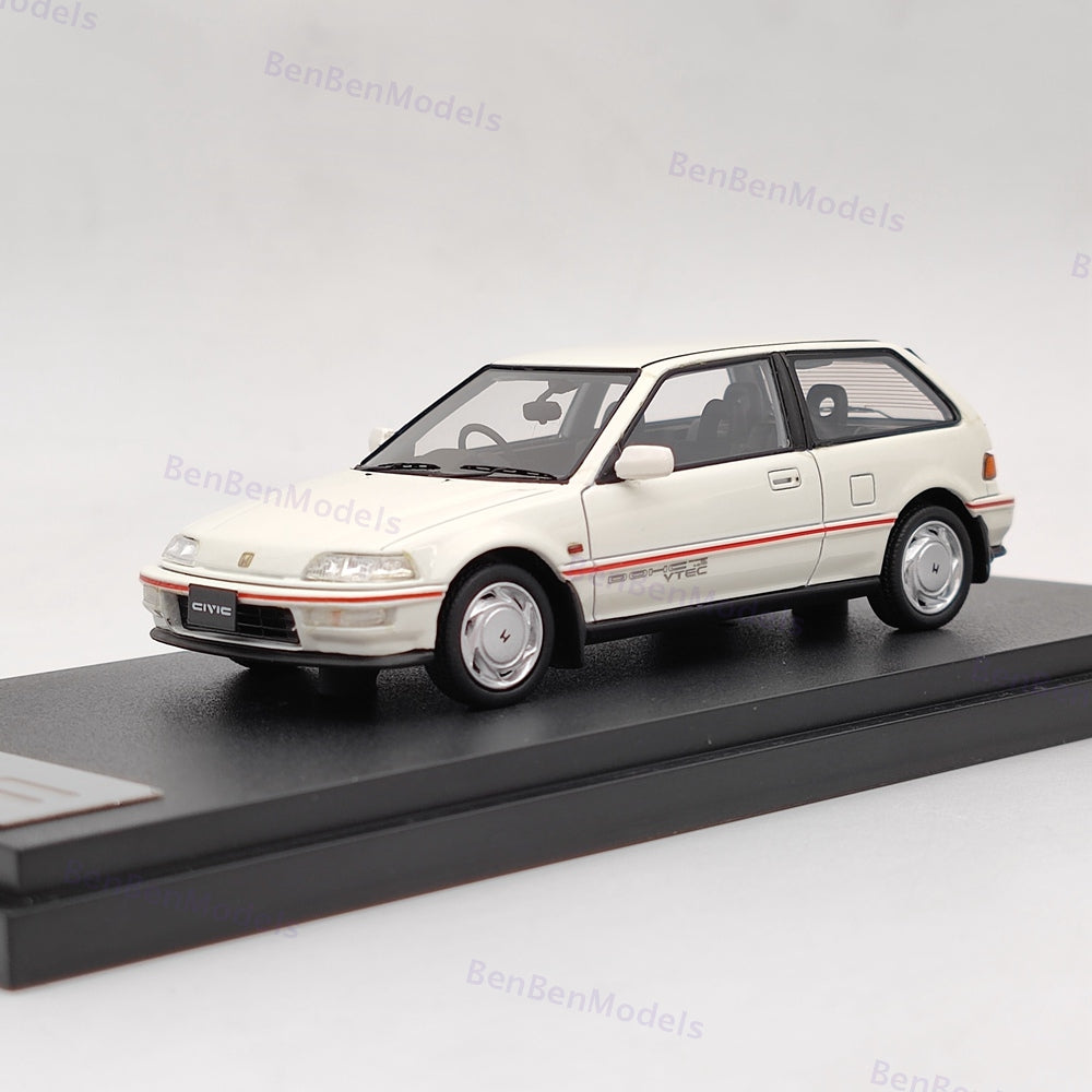 Mark43 1:43 CIVIC VTEC EF9 SiR II White PM4396W Resin Model Car Limited Edition