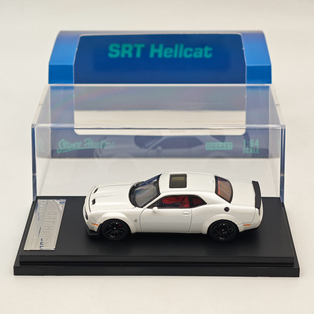 SH 1/64 Hellcat White Diecast Models Car Collection