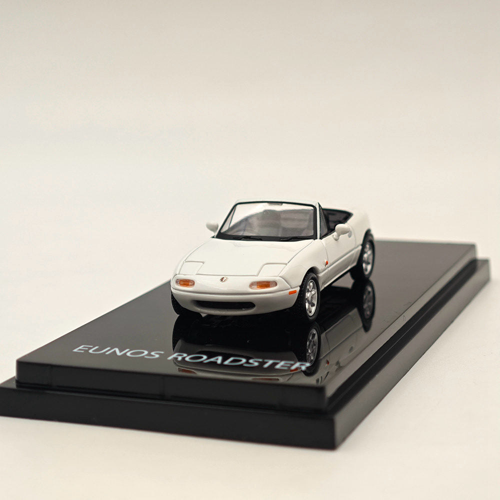 1/64 Hobby JAPAN Mazda EUNOS ROADSTER NA6CE AVEC COUVERCLE DE TONNEAU Blanc HJ642025AW Modèles moulés sous pression Voiture Collection limitée Auto Jouets Cadeau