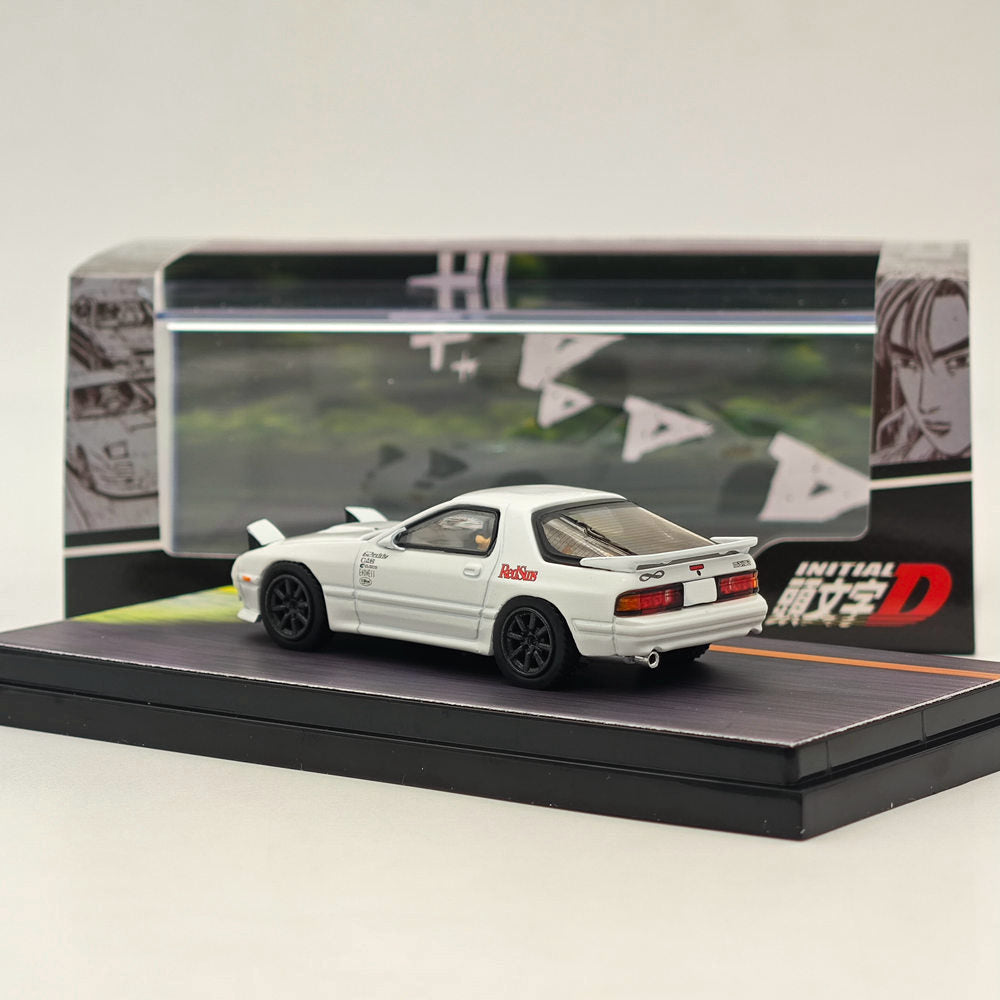 Hobby Japan 1/64 Mazda RX-7 (FC3S) RedSuns Initial D Open Headlights HJ643043D Diecast Model Collection In Stock - US